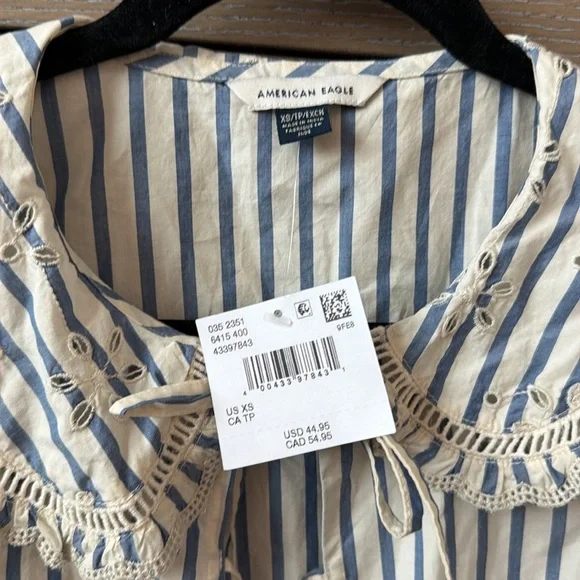 American Eagle tie front top - Picture 2 of 4